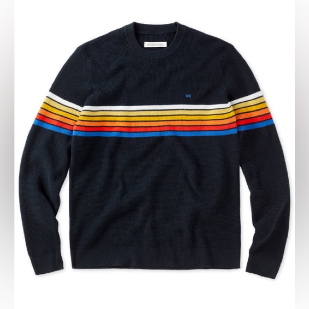 Outerknown Nostalgic Sweater OK Black Rainbow